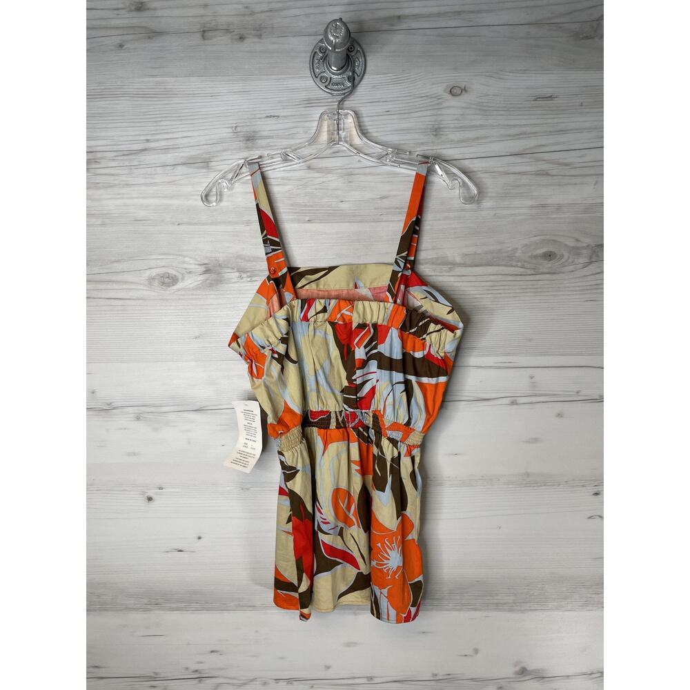 Unique Spectrum Tank Top Womens Large Multicolor Floral Stretch Summer - Picture 9 of 9
